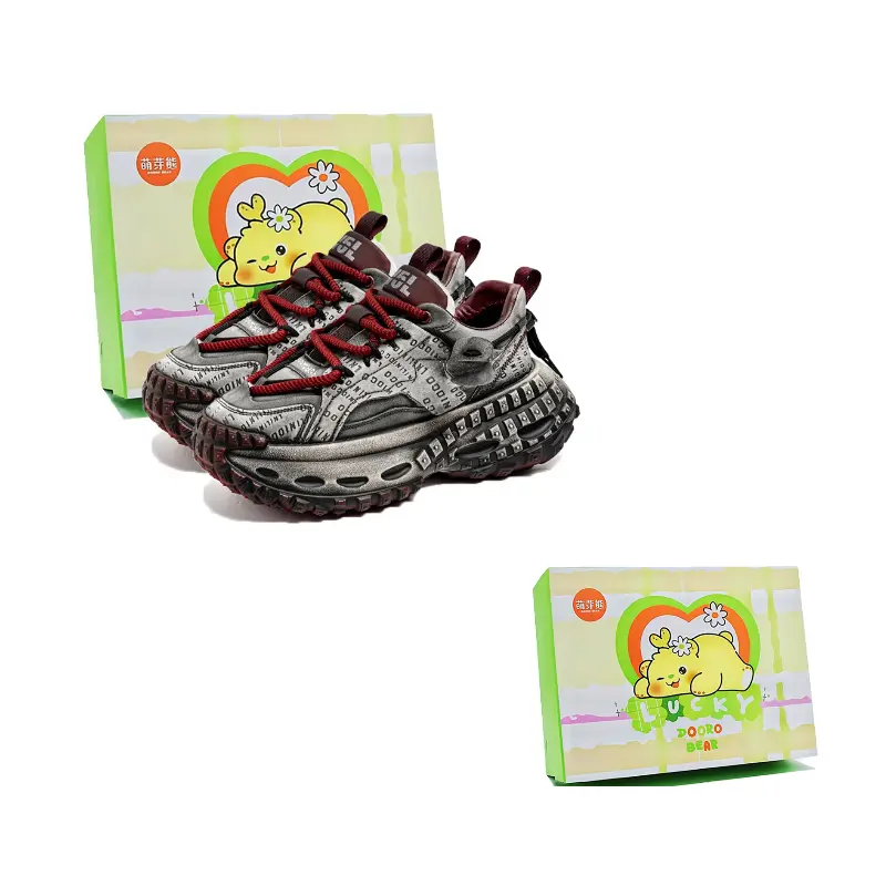 Budding Bear Серые красные дышащие устойчивые к истиранию массивные низкие кроссовки для мужчин с эффектом увеличения роста Sprout, цвет Gray Red (Sprout)
Budding Bear Серые красные дышащие устойчивые к истиранию массивные низкие кроссовки для мужчин с эффектом увеличения роста Sprout, цвет Gray Red (Sprout)