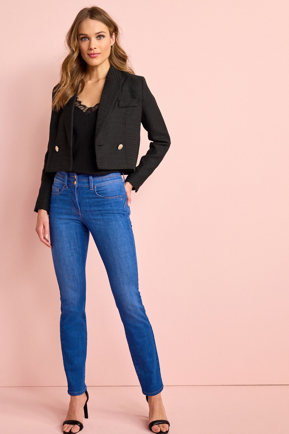 Приталенные джинсы утягивающие и моделирующие фигуру Next, синий
Приталенные джинсы утягивающие и моделирующие фигуру Next, синий