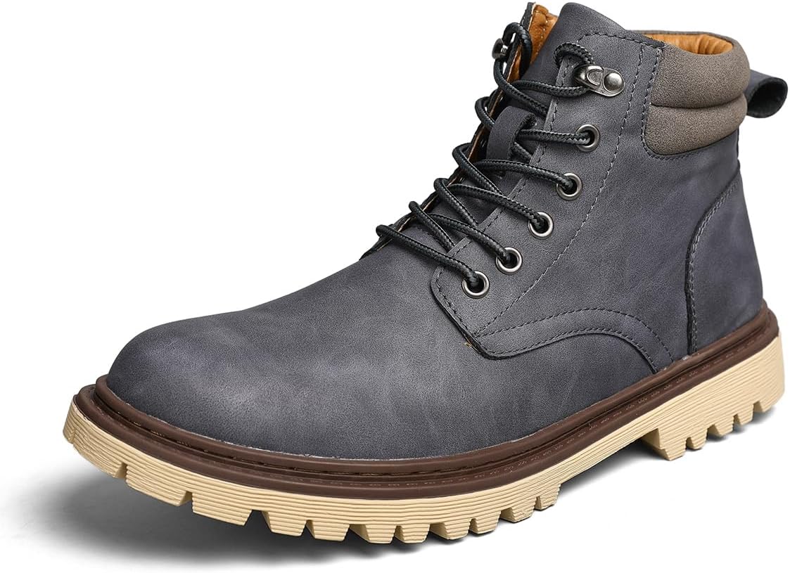 Мужские кожаные ботинки Shaire Chukka, Шнурованные ботинки на щиколотку для мужчин, Повседневные комфортные ботинки, серый
Мужские кожаные ботинки Shaire Chukka, Шнурованные ботинки на щиколотку для мужчин, Повседневные комфортные ботинки, серый