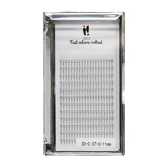 Метод быстрого объема 3D 0,07 C 11 мм Ibra, Lashes
Метод быстрого объема 3D 0,07 C 11 мм Ibra, Lashes