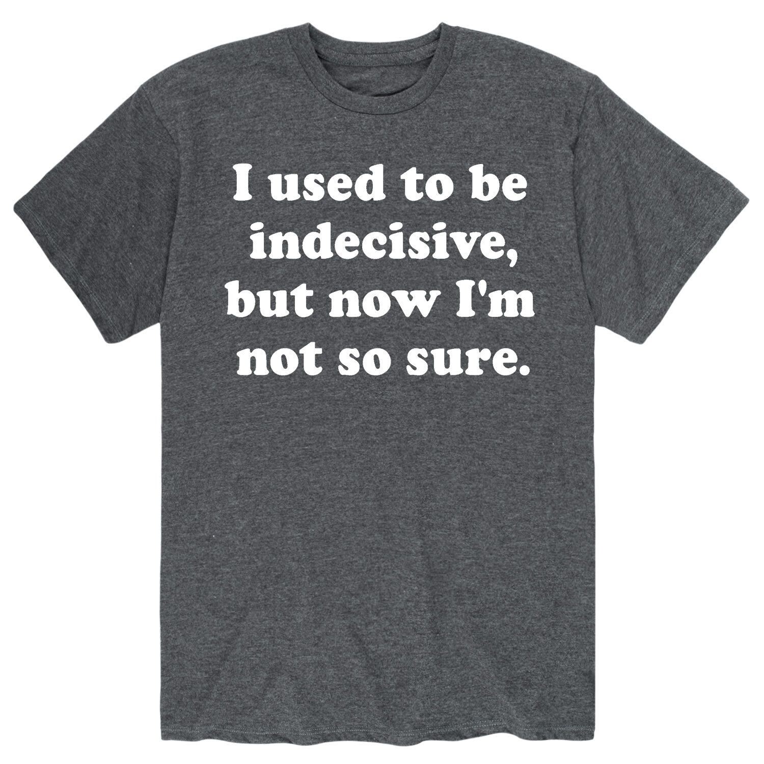 Мужская футболка I Used To Be Indecisive Licensed Character
Мужская футболка I Used To Be Indecisive Licensed Character