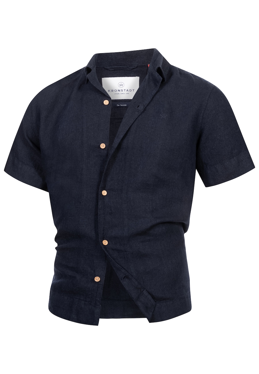 Рубашка на пуговицах Comfort fit Kronstadt Ayers, Night Blue
Рубашка на пуговицах Comfort fit Kronstadt Ayers, Night Blue
