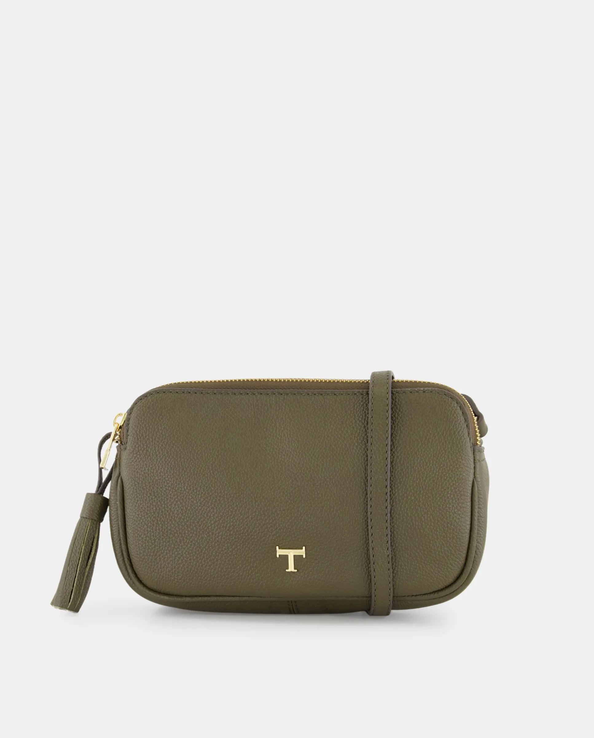 Маленькая кожаная сумка-бандо с двумя карманами Latouche, темно-зеленый
Маленькая кожаная сумка-бандо с двумя карманами Latouche, темно-зеленый