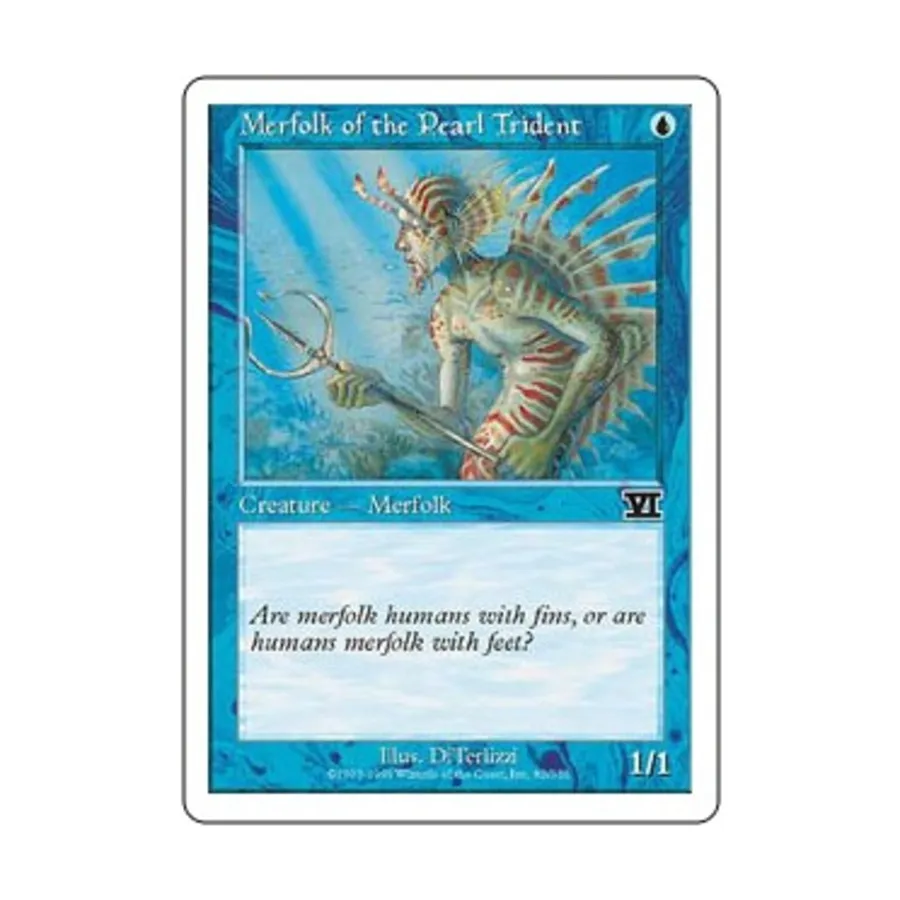 CCG Мерфолк Жемчужного Трезубца (клавиша C), MTG - 6th Edition (Classic)
CCG Мерфолк Жемчужного Трезубца (клавиша C), MTG - 6th Edition (Classic)