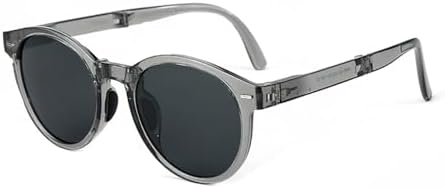 Складные солнцезащитные очки в стиле ретро для женщин, круглые солнцезащитные очки с поляризацией для мужчин, защита от УФ-излучения UV400, аксессуары для мужчин MTZJH, Grey
Складные солнцезащитные очки в стиле ретро для женщин, круглые солнцезащитные очки с поляризацией для мужчин, защита от УФ-излучения UV400, аксессуары для мужчин MTZJH, Grey