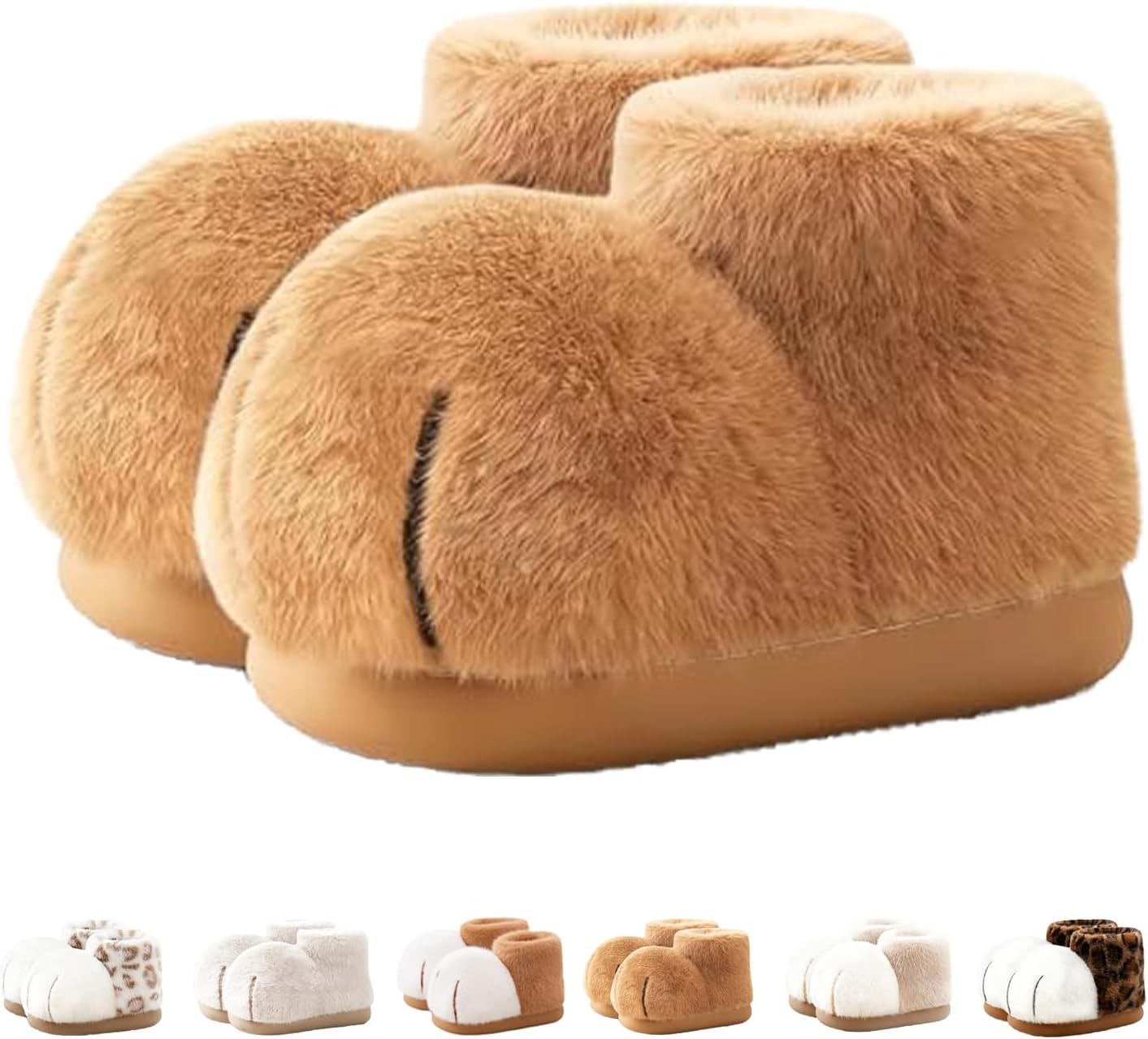 Тапочки в виде кошачьих лап для женщин и мужчин, милые уютные плюшевые сапожки с противоскользящей подошвой, с теплым внутренним слоем из поролона с эффектом памяти для прогулок дома и на улице зимой Generic, коричневый
Тапочки в виде кошачьих лап для женщин и мужчин, милые уютные плюшевые сапожки с противоскользящей подошвой, с теплым внутренним слоем из поролона с эффектом памяти для прогулок дома и на улице зимой Generic, коричневый