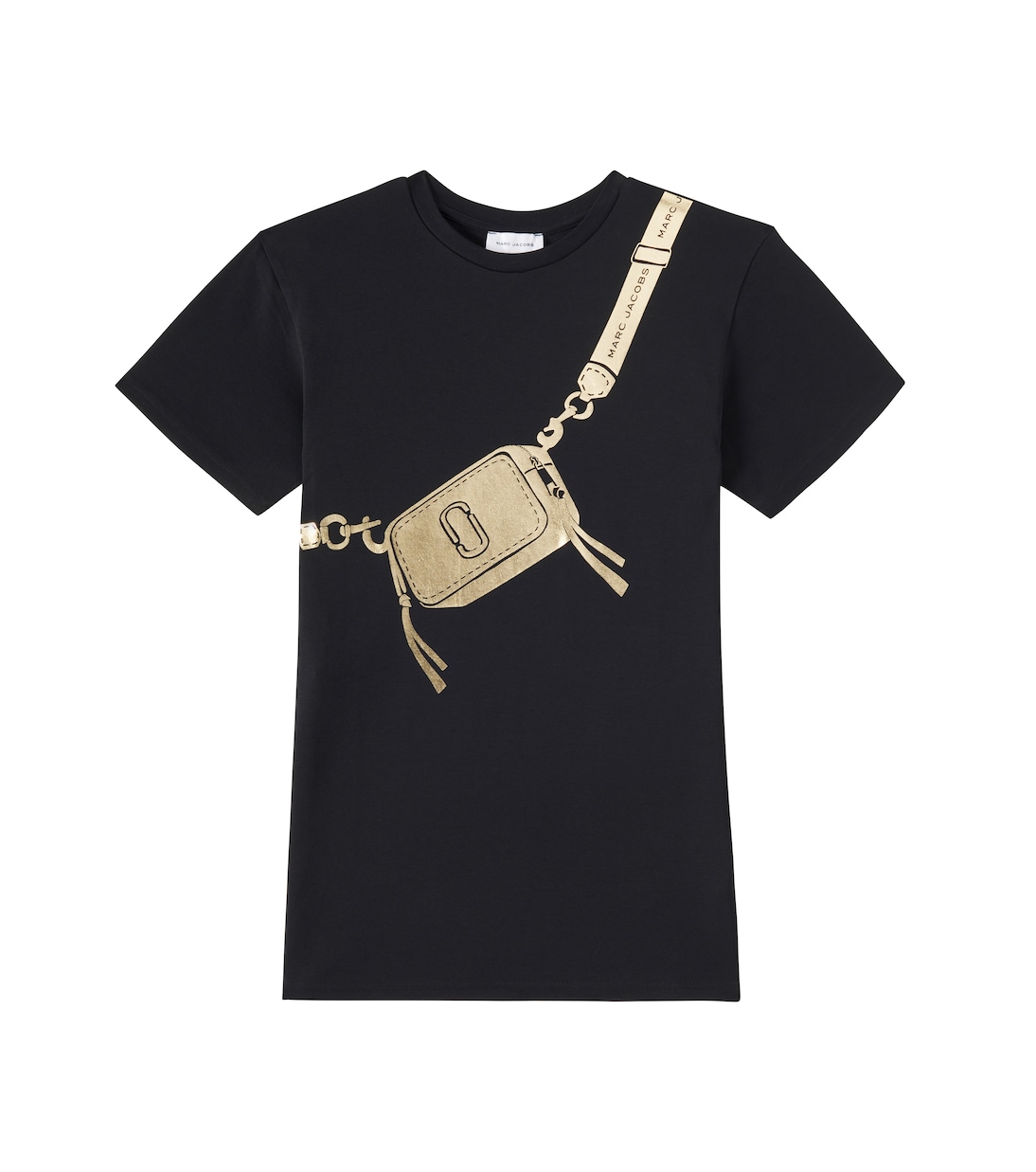 Платье из хлопкового джерси с принтом Marc Jacobs Kids, черный
Платье из хлопкового джерси с принтом Marc Jacobs Kids, черный