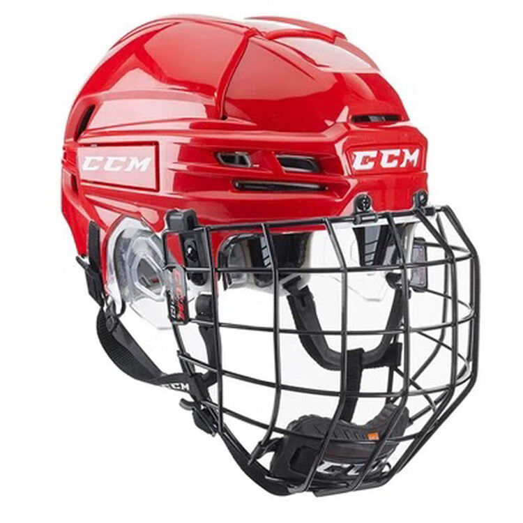 CCM Шлем для хоккея с шайбой New Tacks 910, красный с маской, размер M
CCM Шлем для хоккея с шайбой New Tacks 910, красный с маской, размер M