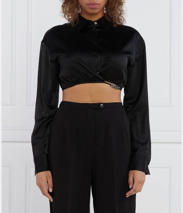 Топ женский Hugo Elsera укороченный атласный с длинным рукавом, черный
Топ женский Hugo Elsera укороченный атласный с длинным рукавом, черный