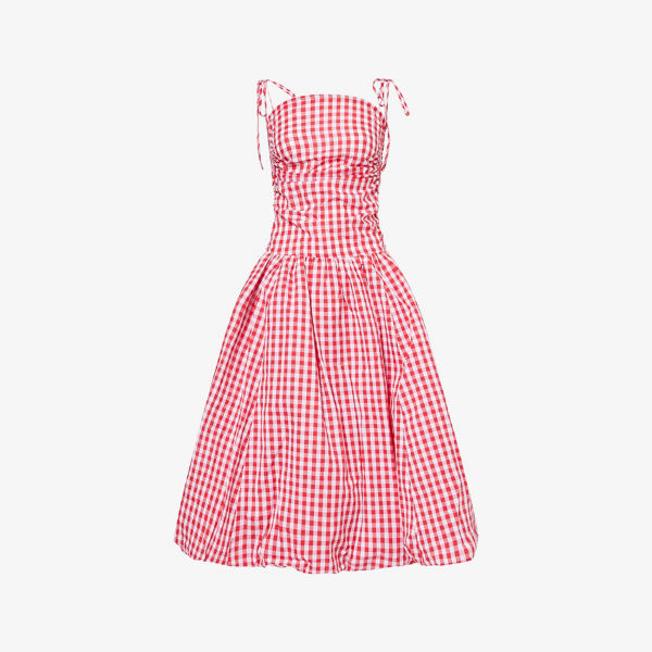 Топ Amy Lynn с кружевной вставкой и сборкой, красный
Топ Amy Lynn с кружевной вставкой и сборкой, красный