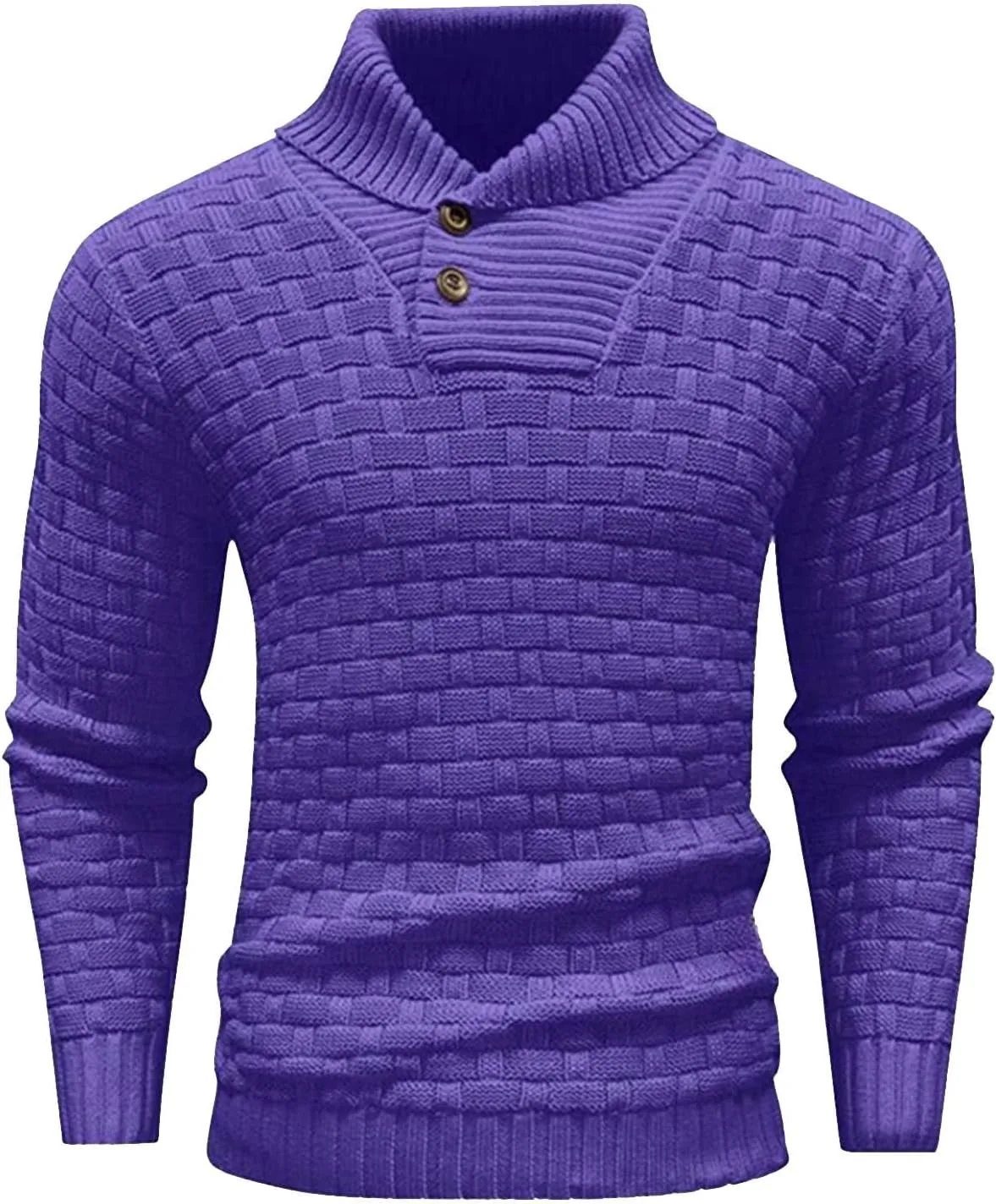 Мужской зимний свитер с шалью воротником и пуговицами
Мужской зимний свитер с шалью воротником и пуговицами