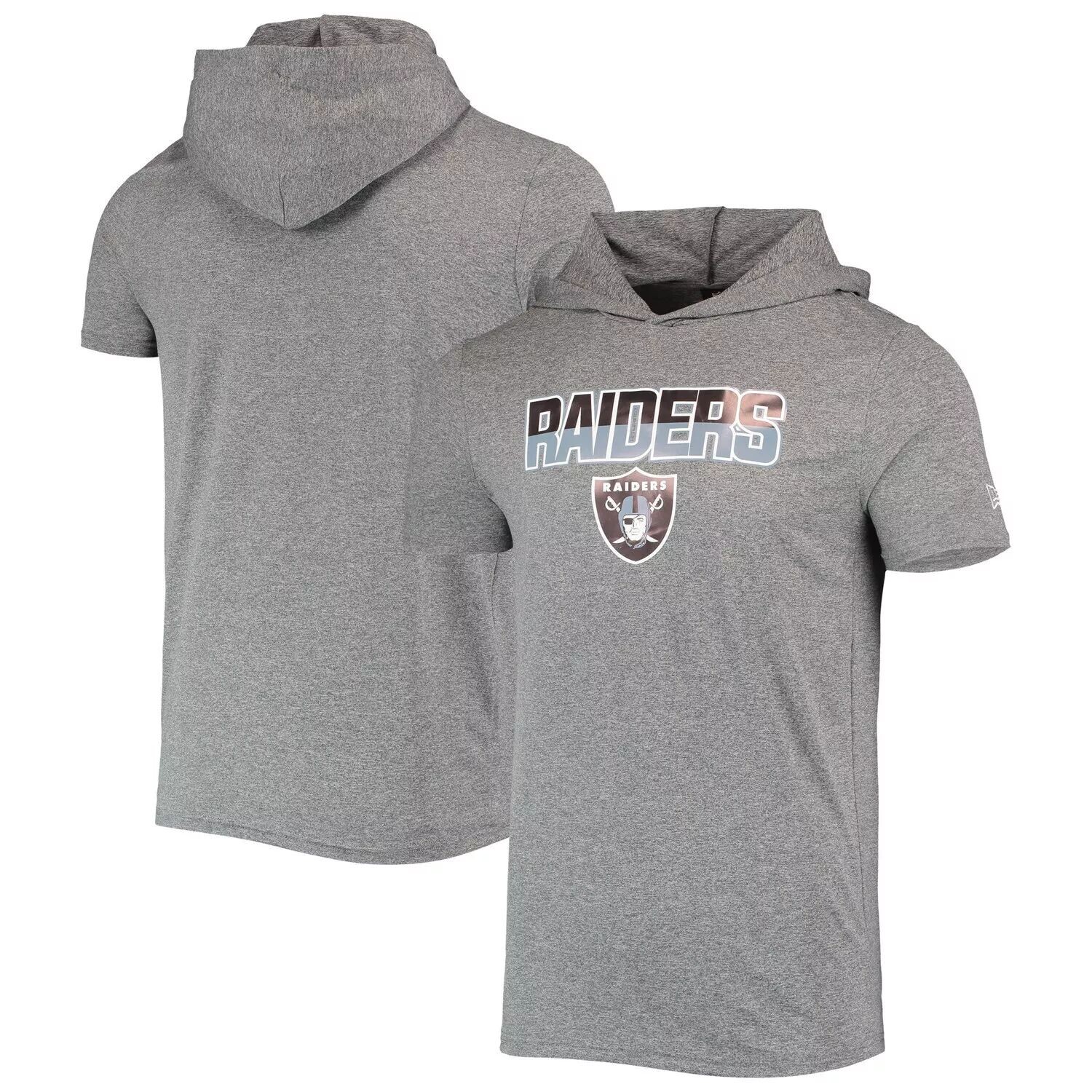 Мужская футболка New Era Heathered Grey Las Vegas Raiders Team с начесом с капюшоном
Мужская футболка New Era Heathered Grey Las Vegas Raiders Team с начесом с капюшоном