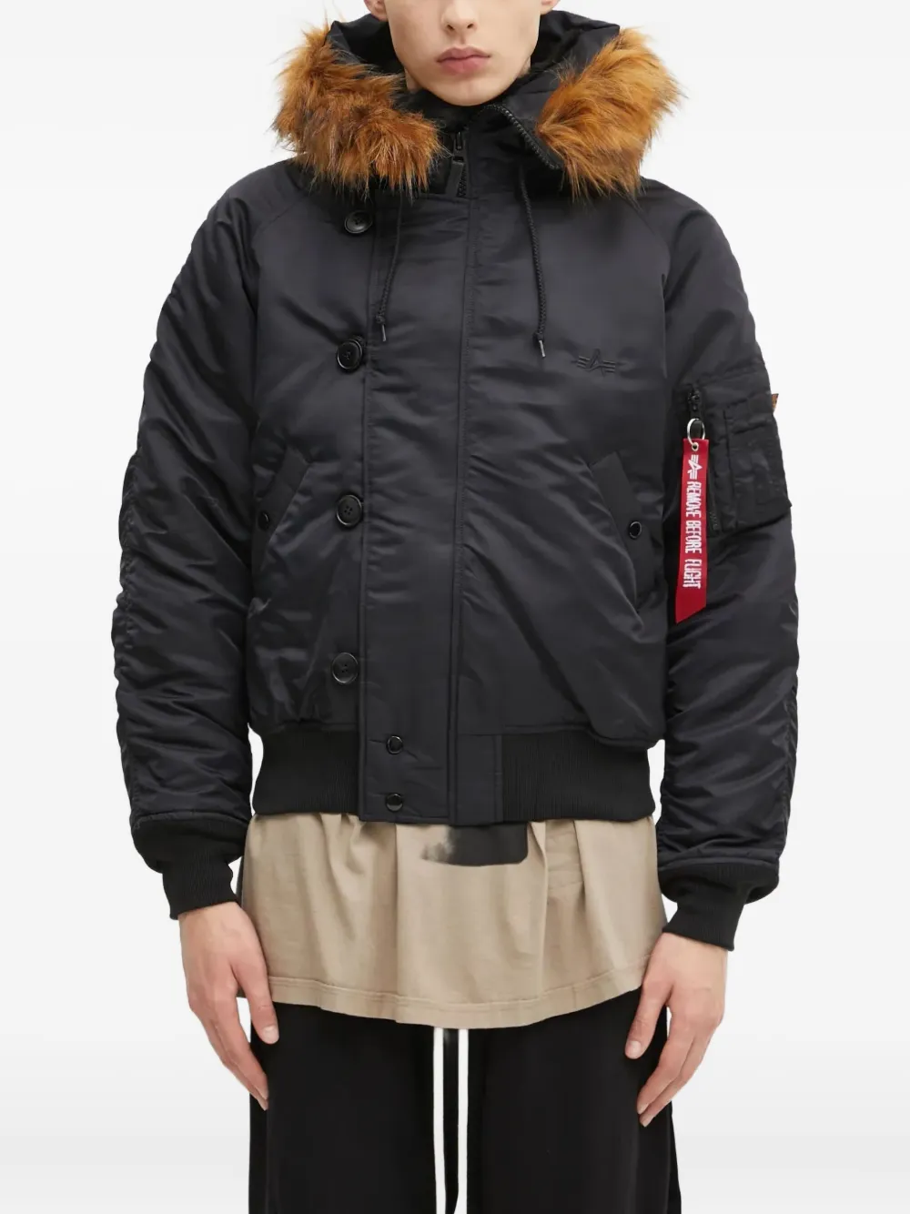 Куртка на молнии Alpha Industries, черный
Куртка на молнии Alpha Industries, черный