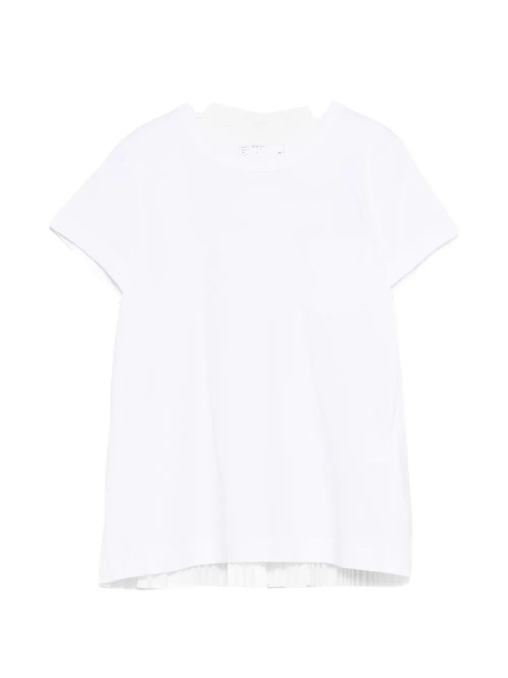 Футболка с оборками Sacai, белый
Футболка с оборками Sacai, белый