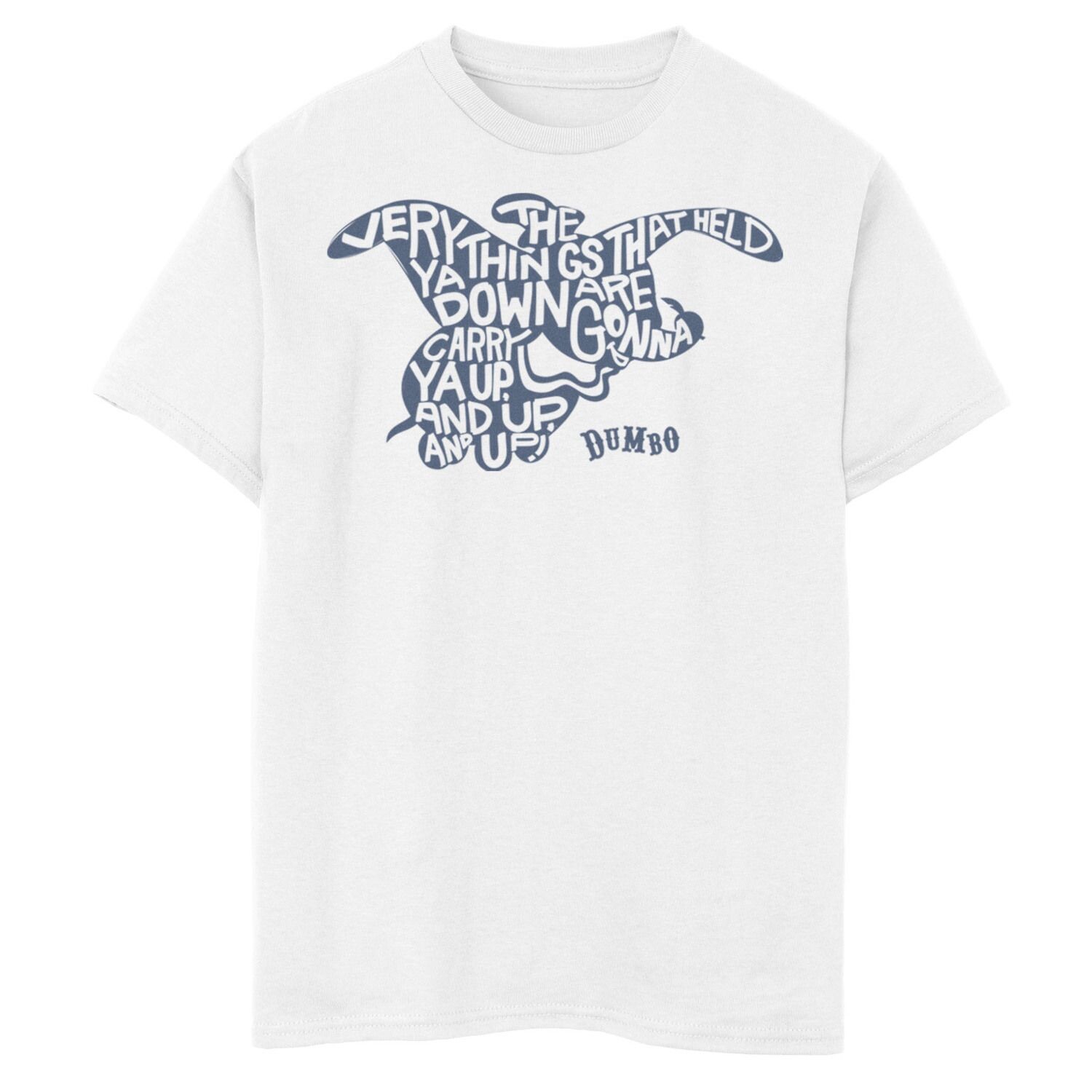Футболка Disney's Dumbo Boys 8–20 с силуэтом и рисунком с портретом и рисунком Disney 
Футболка Disney's Dumbo Boys 8–20 с силуэтом и рисунком с портретом и рисунком Disney