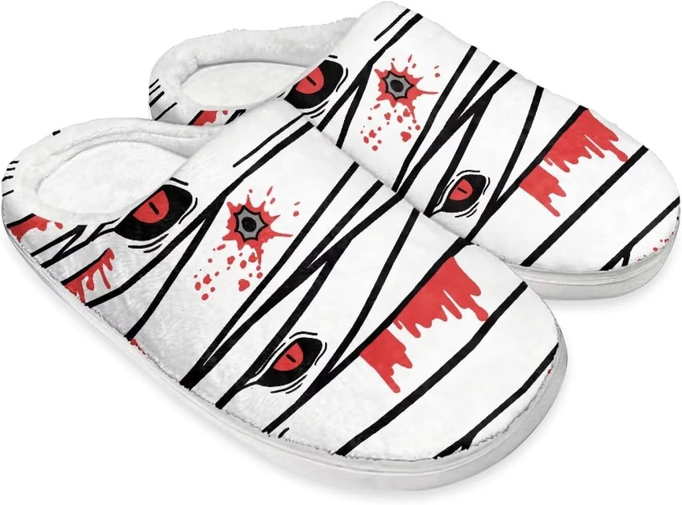 Хлопковые тапочки на Хэллоуин и Рождество для женщин и мужчин, мягкие, теплые, нескользящие, домашние тапочки, дорожные тапочки Buxolandt, Halloween Bandage Eyes Print
Хлопковые тапочки на Хэллоуин и Рождество для женщин и мужчин, мягкие, теплые, нескользящие, домашние тапочки, дорожные тапочки Buxolandt, Halloween Bandage Eyes Print