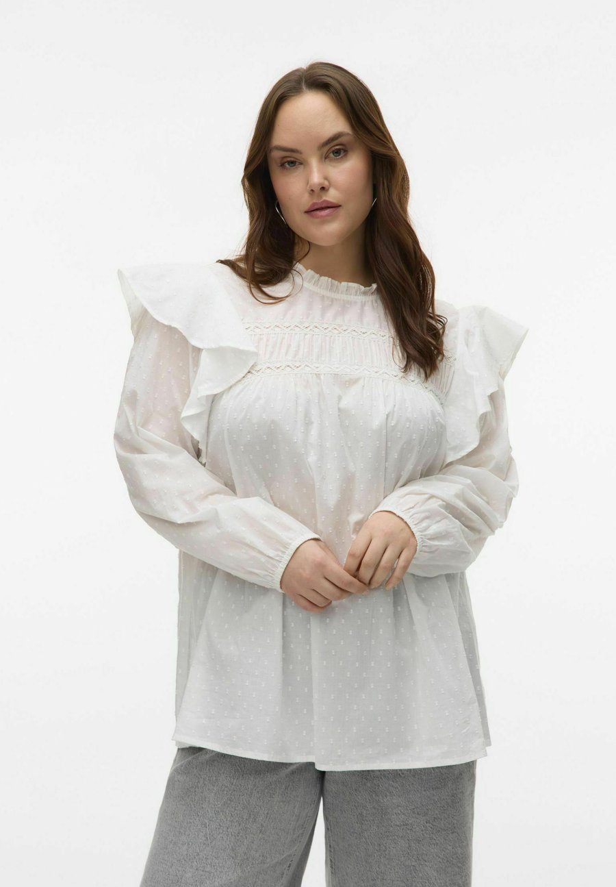 Блуза Vero Moda Curve Blouse, Snow White/White
Блуза Vero Moda Curve Blouse, Snow White/White