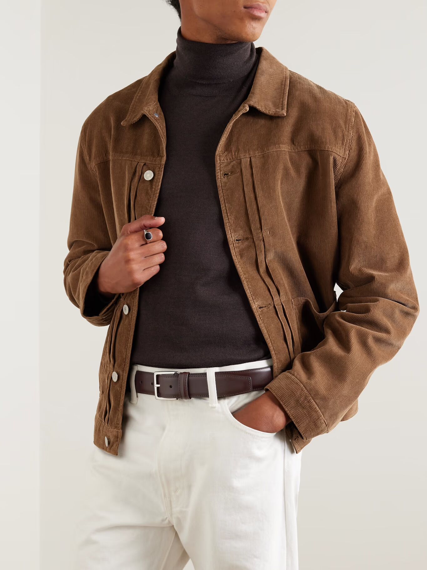 Кожаный ремень 3,5 см ANDERSON'S, коричневый
Кожаный ремень 3,5 см ANDERSON'S, коричневый