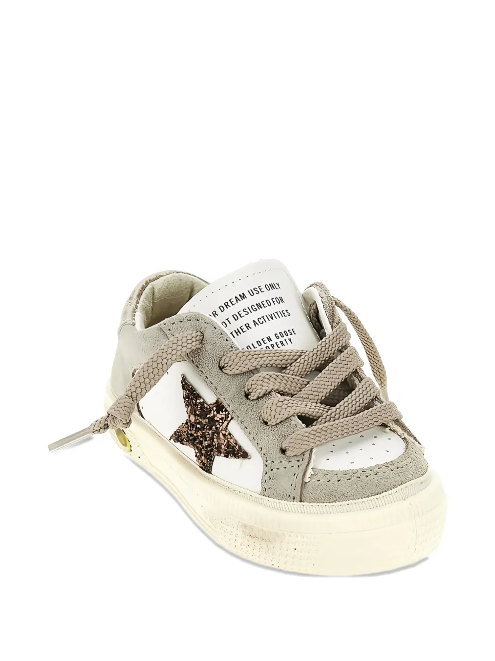 Кеды с блестками и звездой Golden Goose Kids, серый
Кеды с блестками и звездой Golden Goose Kids, серый