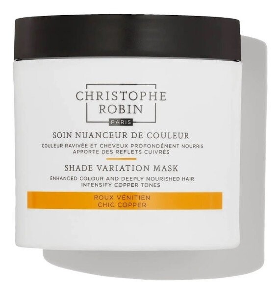 Christophe Robin, Shade Variation Mask, Chic Copper Nourishing Creamy Color, освежающая маска для волос, 250 мл
Christophe Robin, Shade Variation Mask, Chic Copper Nourishing Creamy Color, освежающая маска для волос, 250 мл