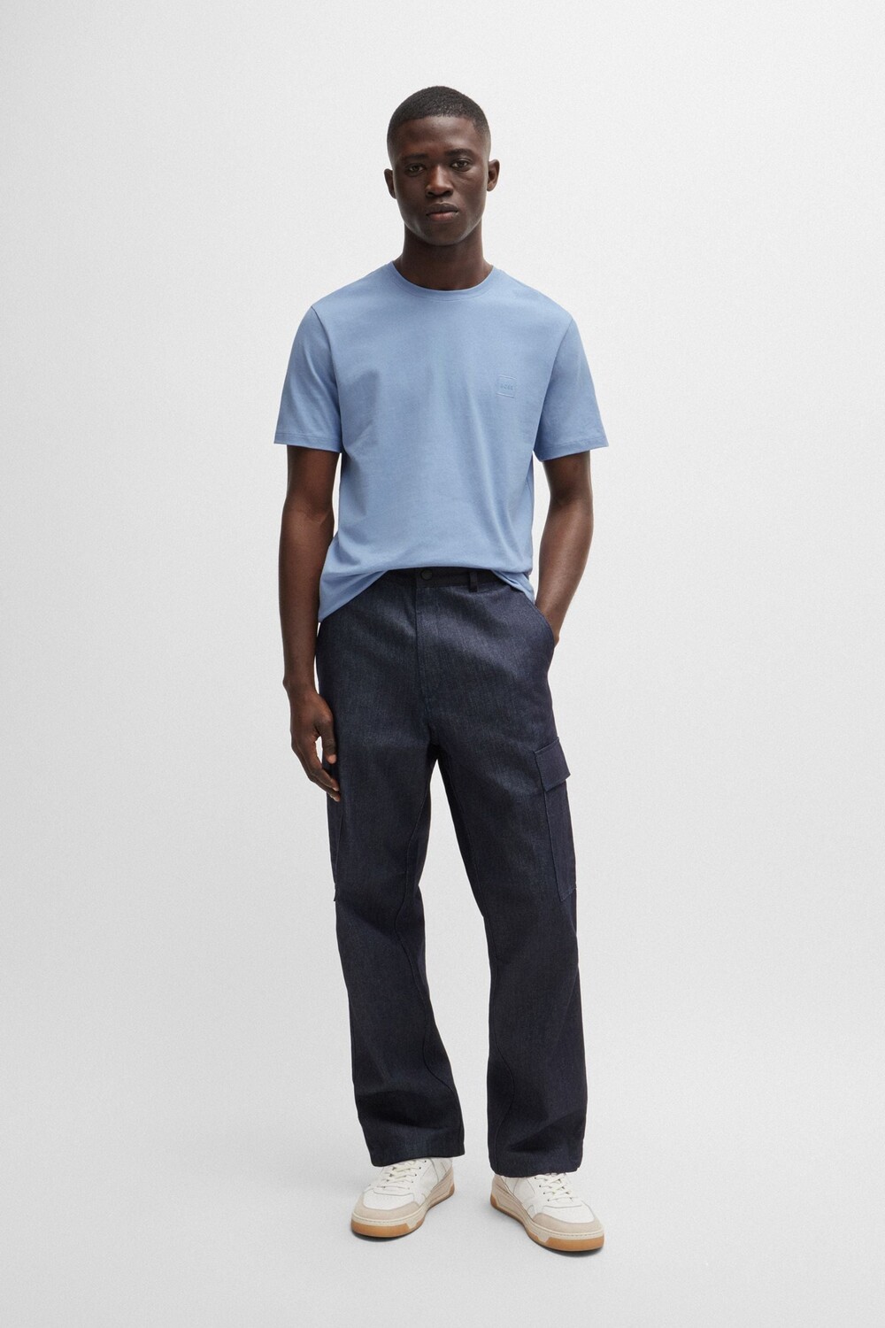 Футболка свободного кроя из хлопка с логотипом Tales Box Boss, голубой
Футболка свободного кроя из хлопка с логотипом Tales Box Boss, голубой