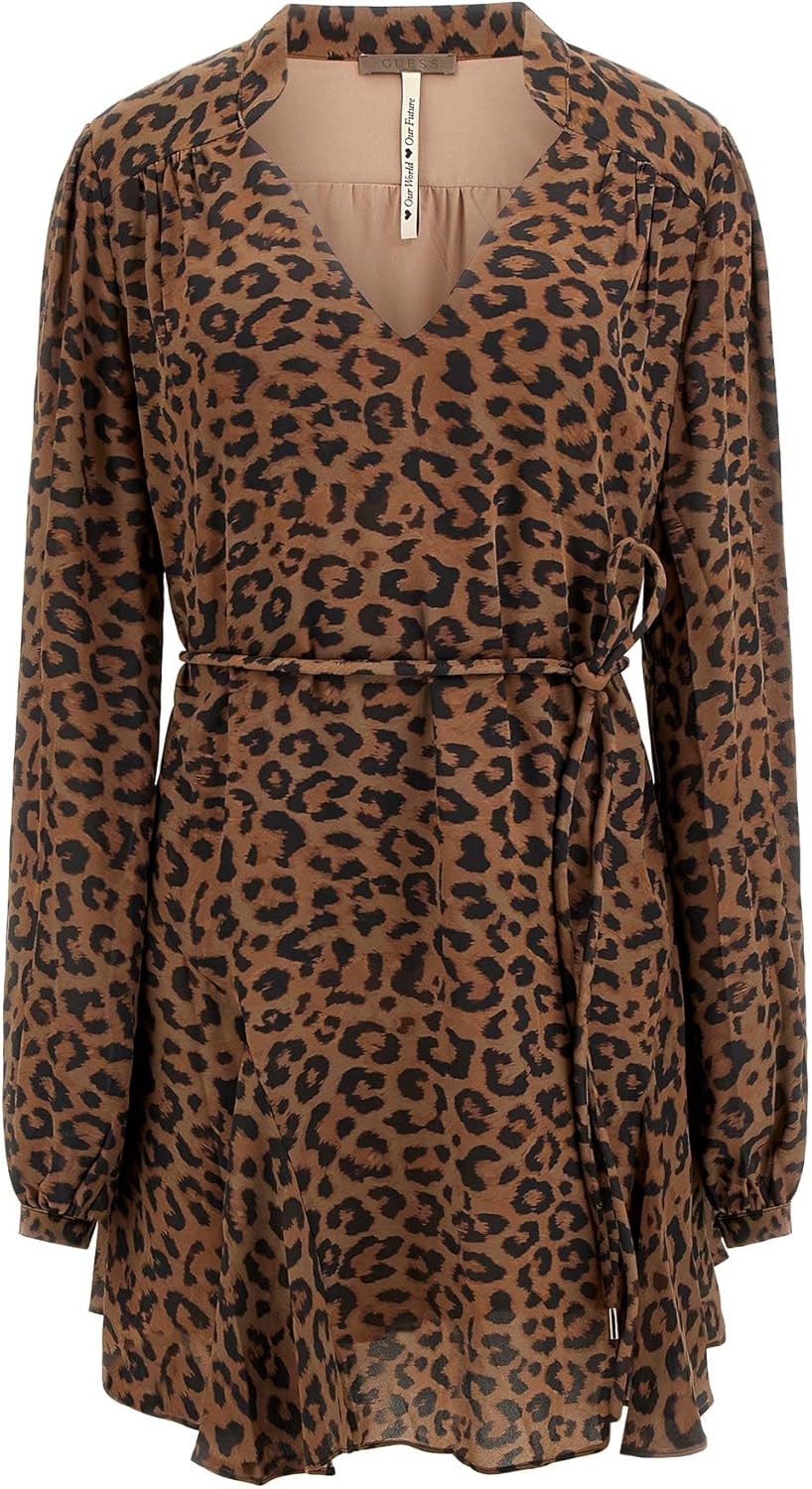 GUESS Женское платье Eco Long Sleeve Wanda Flare, Savage Night Print
GUESS Женское платье Eco Long Sleeve Wanda Flare, Savage Night Print