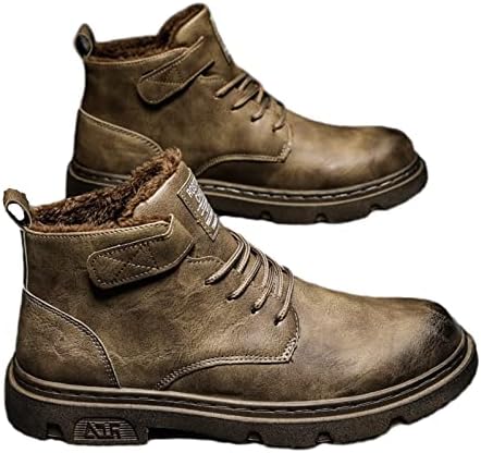 Мужские винтажные флисовые ботинки с круглым носком, итальянская классическая мода, удобная пряжка, шнуровка Vannida, коричневый
Мужские винтажные флисовые ботинки с круглым носком, итальянская классическая мода, удобная пряжка, шнуровка Vannida, коричневый