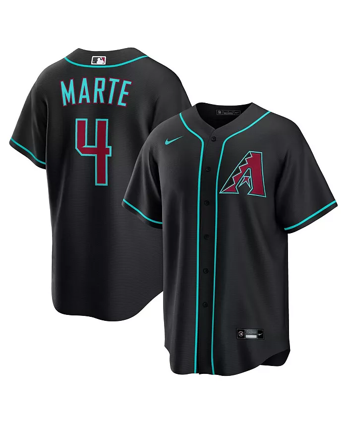 Мужская черная майка-реплика Ketel Marte Arizona Diamondbacks Nike
Мужская черная майка-реплика Ketel Marte Arizona Diamondbacks Nike