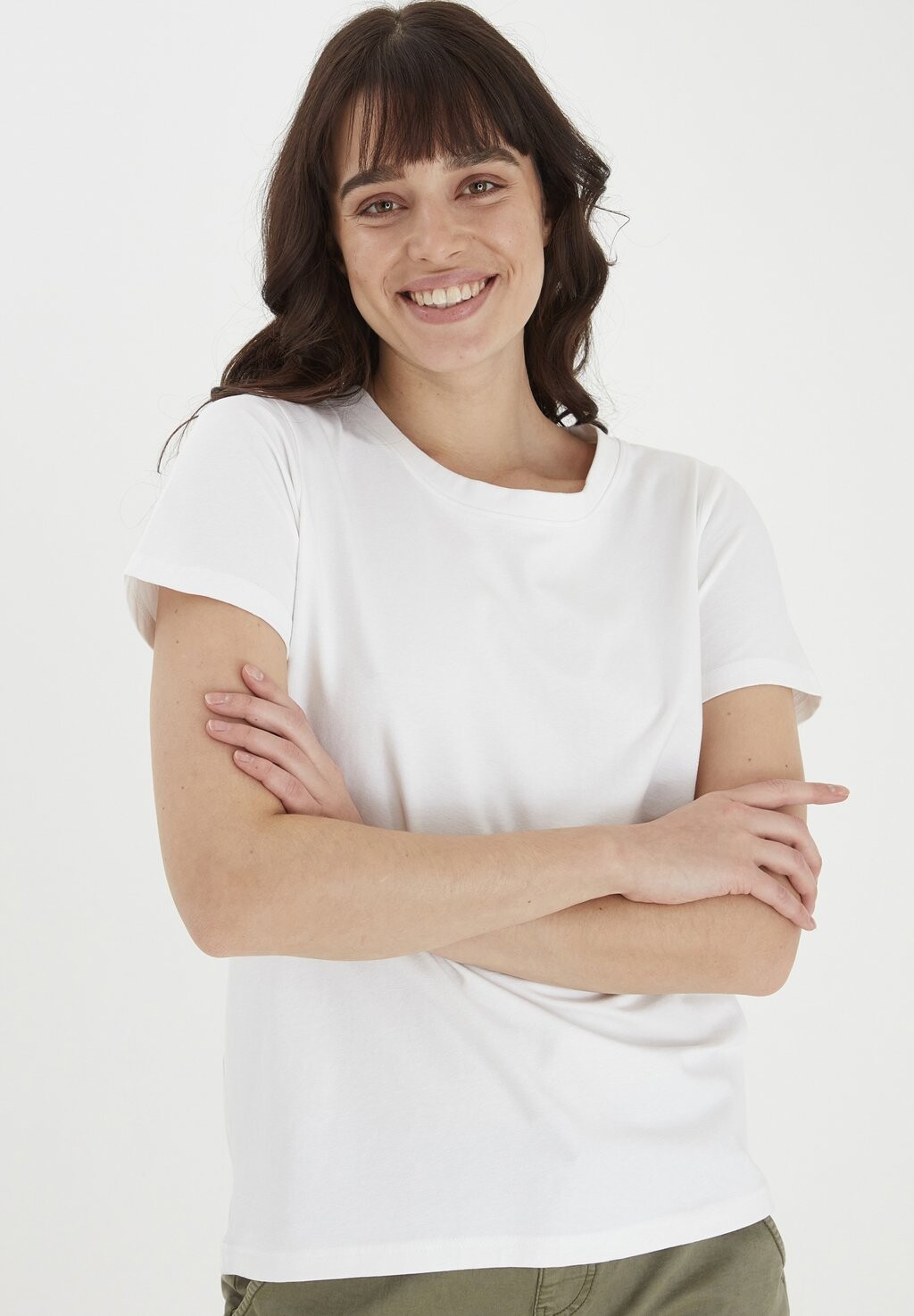 Базовая футболка FRZASHOULDER 1 T Fransa, белый 
Базовая футболка FRZASHOULDER 1 T Fransa, белый