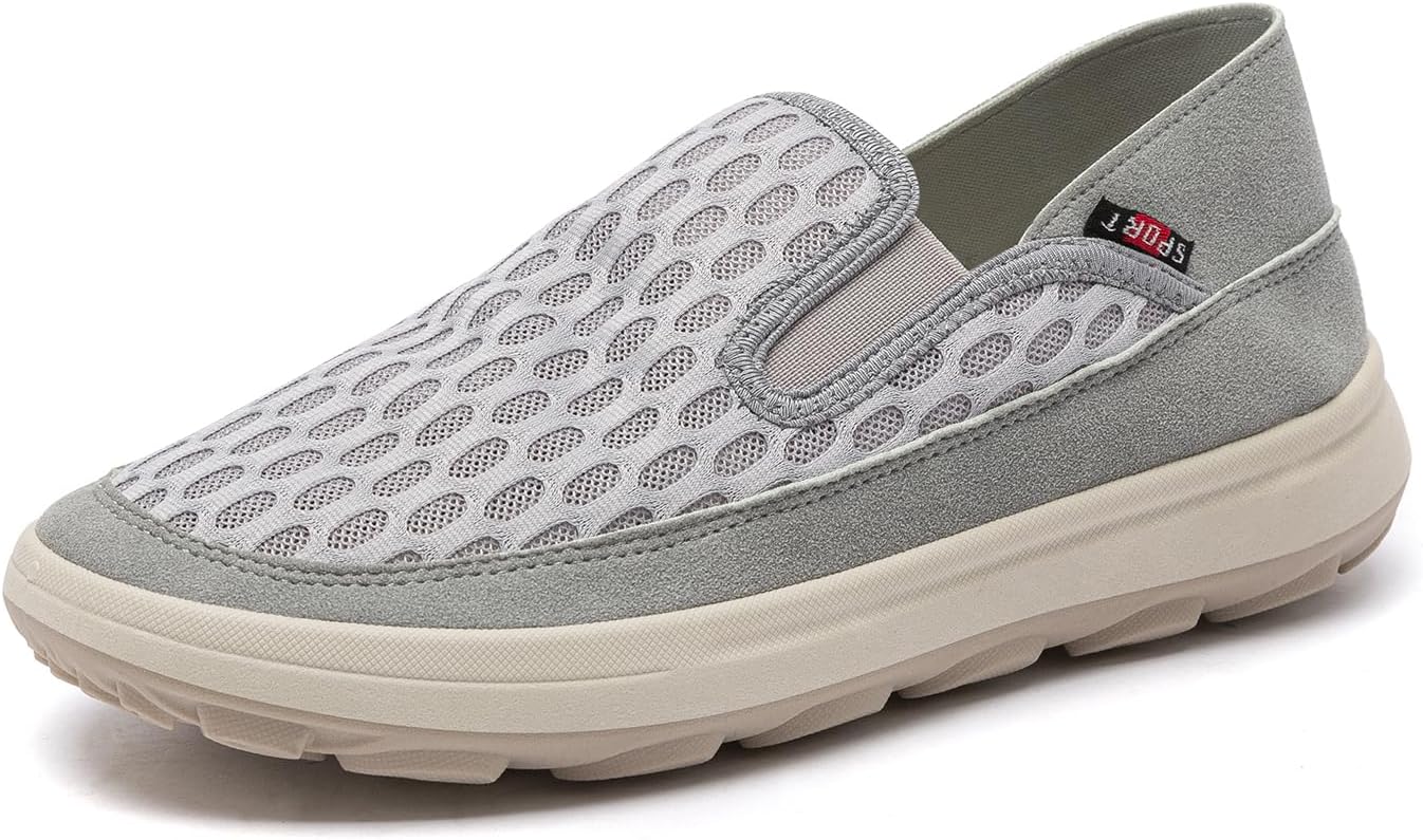 Мужские слипоны Бесподкладочные кроссовки для повседневной ходьбы Легкие и дышащие сетчатые удобные туфли-кроссовки для мужчин Wsvpeto, серый
Мужские слипоны Бесподкладочные кроссовки для повседневной ходьбы Легкие и дышащие сетчатые удобные туфли-кроссовки для мужчин Wsvpeto, серый