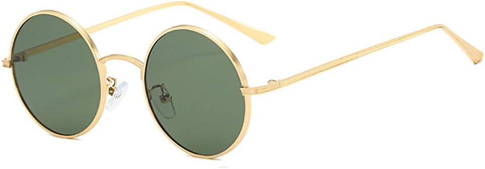 Классические мужские круглые солнцезащитные очки, женские очки с металлической оправой и защитой от УФ-излучения UV400. Модные очки для мужчин и женщин LOVQZAOF, Gold-green
Классические мужские круглые солнцезащитные очки, женские очки с металлической оправой и защитой от УФ-излучения UV400. Модные очки для мужчин и женщин LOVQZAOF, Gold-green