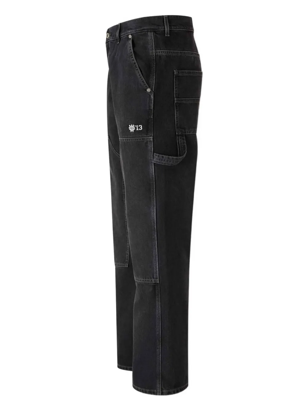 Джинсы-клёш с прострочкой Off-White, черный
Джинсы-клёш с прострочкой Off-White, черный