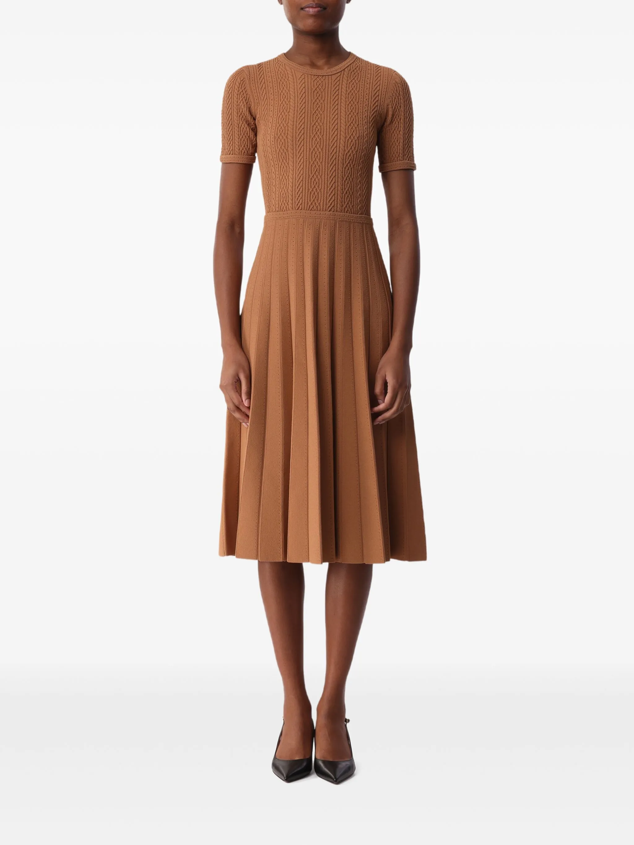 Платье миди из трикотажного полотна с коротким рукавом Jason Wu Collection, коричневый
Платье миди из трикотажного полотна с коротким рукавом Jason Wu Collection, коричневый