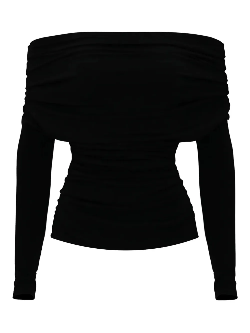 Топ с открытыми плечами и драпировкой Lika, черный
Топ с открытыми плечами и драпировкой Lika, черный