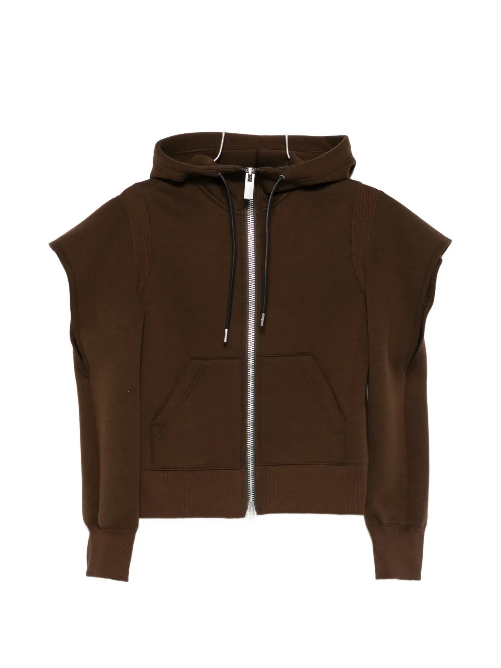 Толстовка на молнии с капюшоном Sacai, коричневый
Толстовка на молнии с капюшоном Sacai, коричневый
