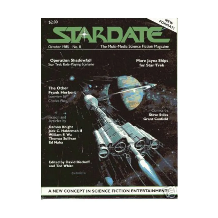 Журнал #8 "More Janyz Ships for Star Trek, Operation Shadowfall - Star Trek Scenario", Stardate Magazine
Журнал #8 "More Janyz Ships for Star Trek, Operation Shadowfall - Star Trek Scenario", Stardate Magazine