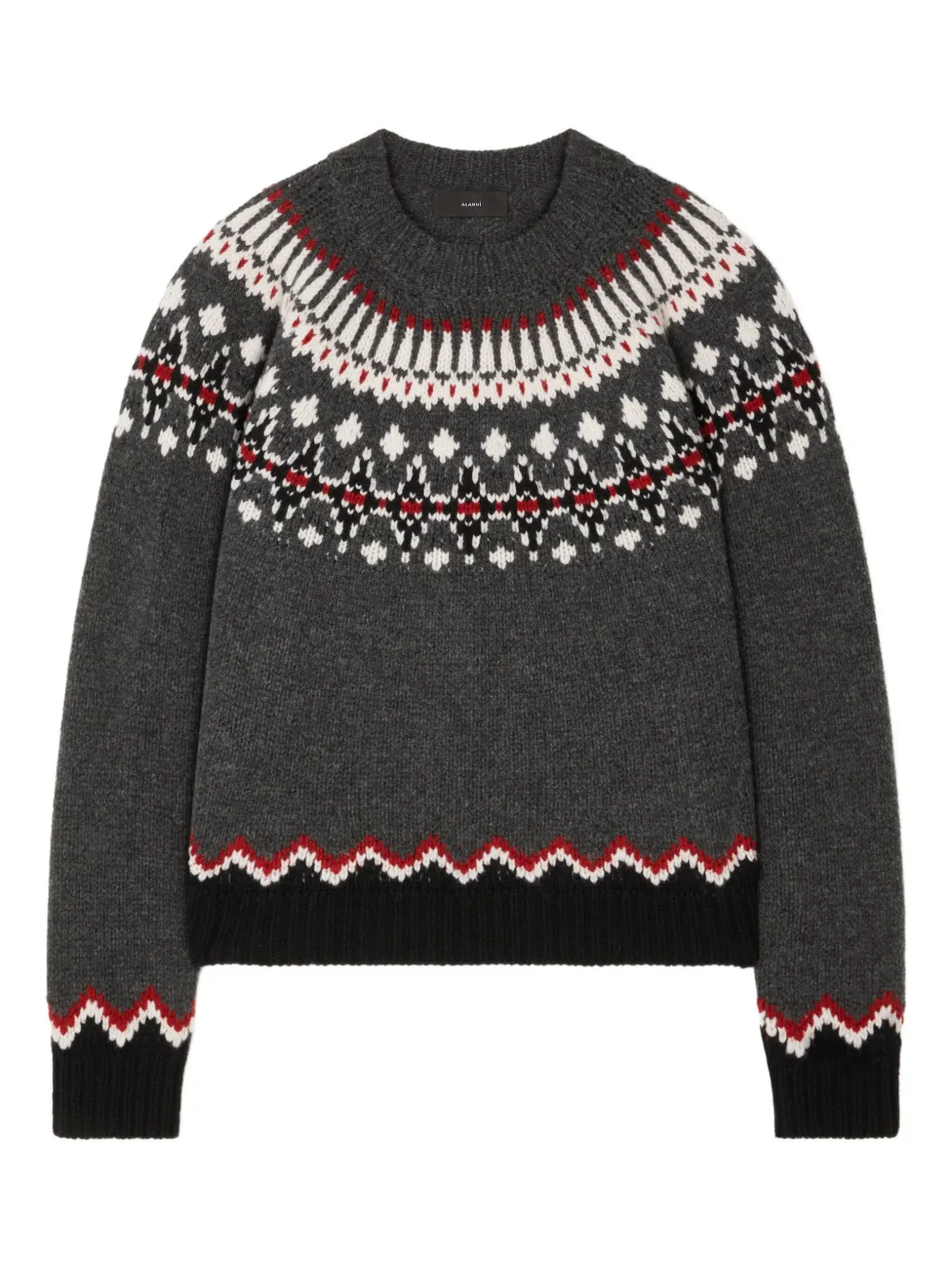 Свитер с узором Alanui, серый
Свитер с узором Alanui, серый