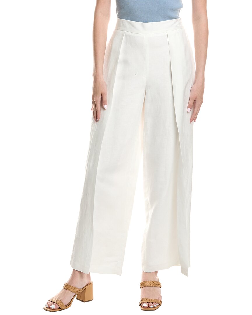 Брюки Anne Klein из льняной смеси с плиссировкой, белый
Брюки Anne Klein из льняной смеси с плиссировкой, белый