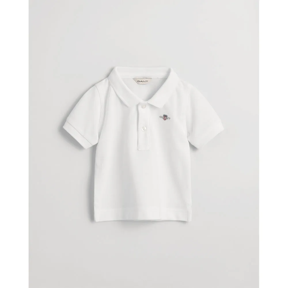 Поло с коротким рукавом Gant Shield 505186, белый
Поло с коротким рукавом Gant Shield 505186, белый