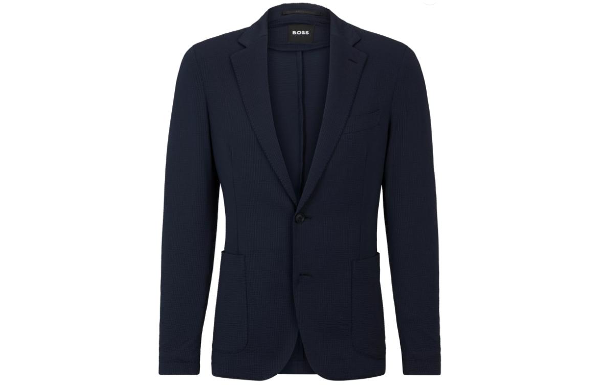 HUGO BOSS Босс однобортный прямой блейзер, Dark Blue
HUGO BOSS Босс однобортный прямой блейзер, Dark Blue