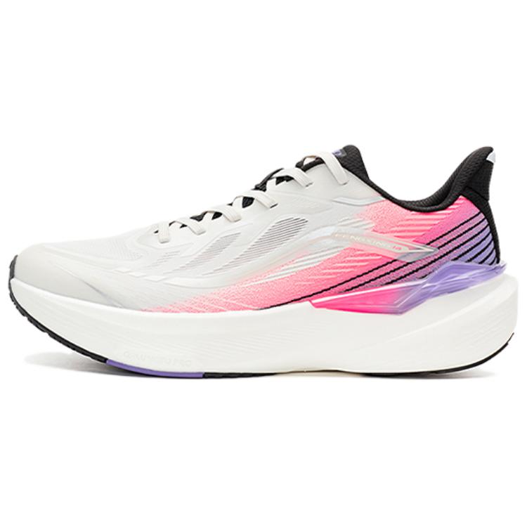 QIAODAN Кроссовки для бега Fengxing 14, низкие, мужские, березово-белые/ярко-розовые 
QIAODAN Кроссовки для бега Fengxing 14, низкие, мужские, березово-белые/ярко-розовые