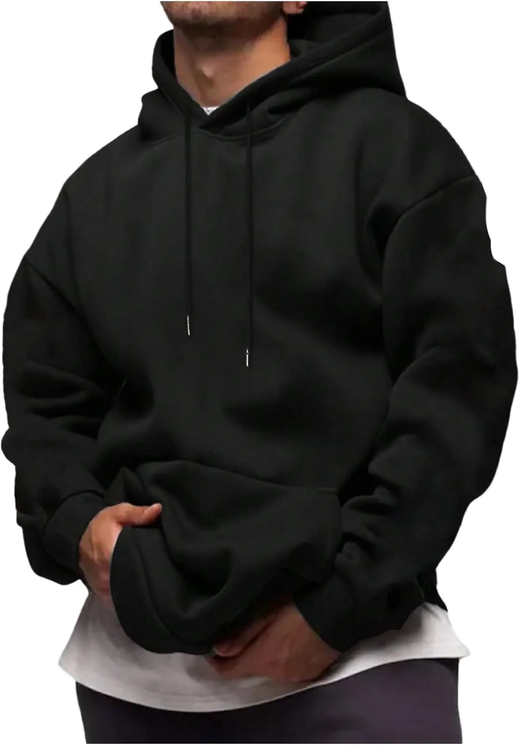 Мужской худи Verdusa с кулиской, длинным рукавом и свободным кроем
Мужской худи Verdusa с кулиской, длинным рукавом и свободным кроем