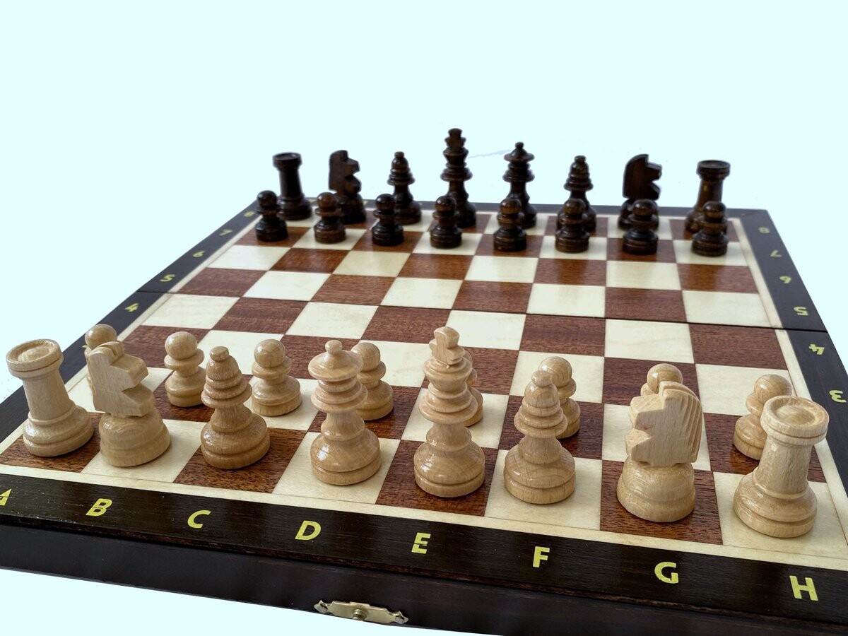 Шахматы из красного и черного дерева, игра-головоломка Inna marka
Шахматы из красного и черного дерева, игра-головоломка Inna marka