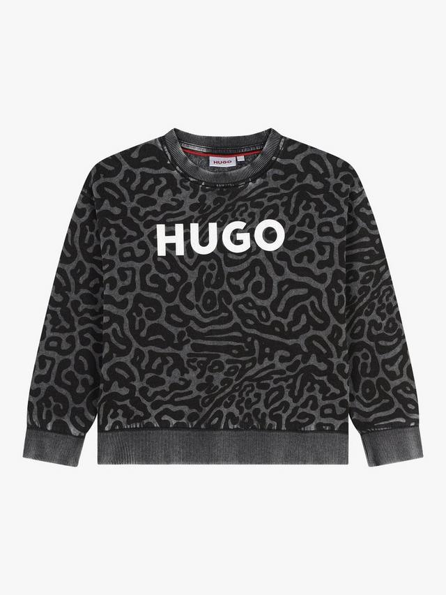 Детский свитшот из хлопковой смеси с модным анималистичным принтом HUGO BOSS, Black
Детский свитшот из хлопковой смеси с модным анималистичным принтом HUGO BOSS, Black