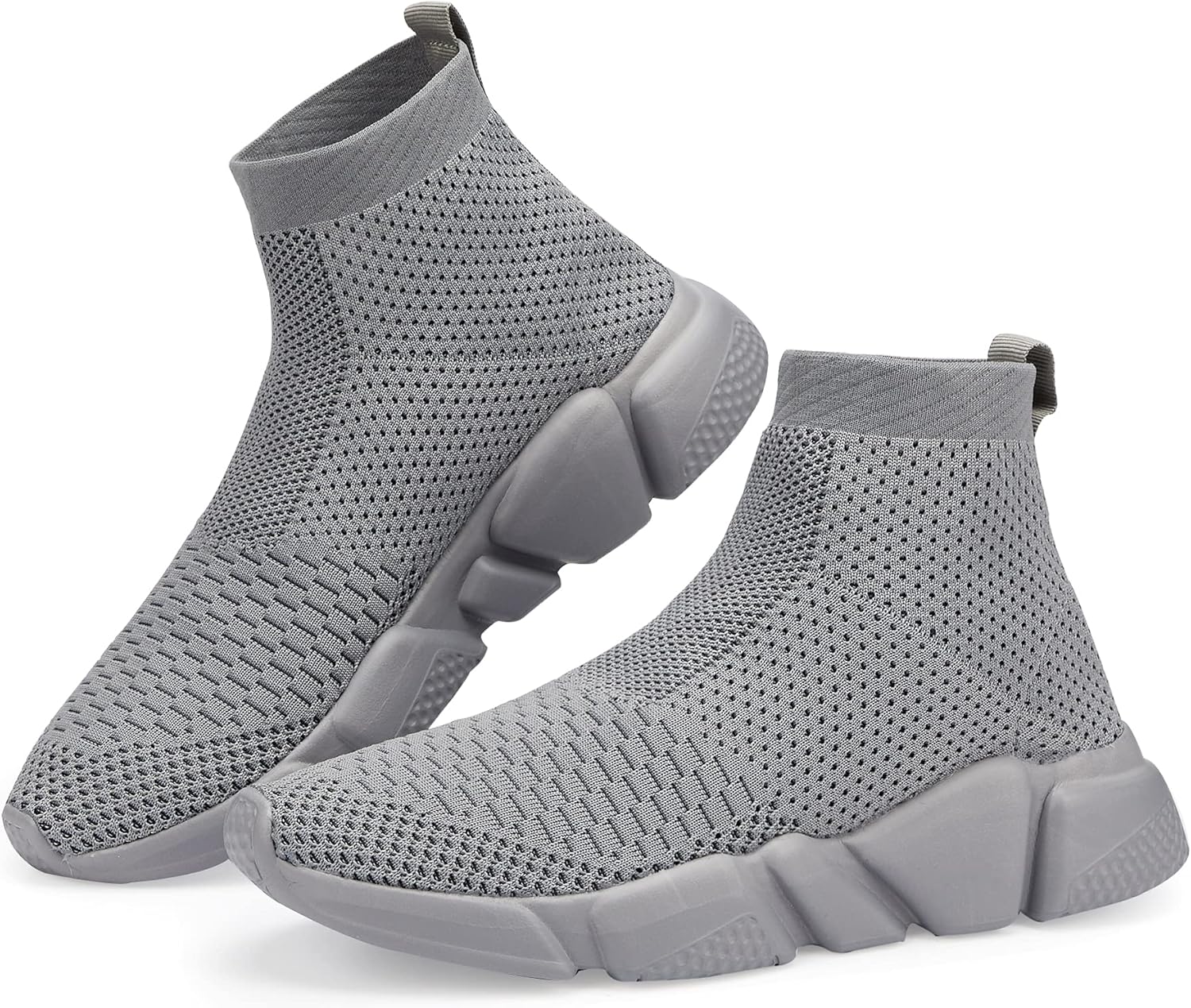 Мужские кроссовки Santiro, легкие высокие спортивные туфли, дышащие вязаные беговые кроссовки, модные кроссовки для зала и спорта, серый
Мужские кроссовки Santiro, легкие высокие спортивные туфли, дышащие вязаные беговые кроссовки, модные кроссовки для зала и спорта, серый