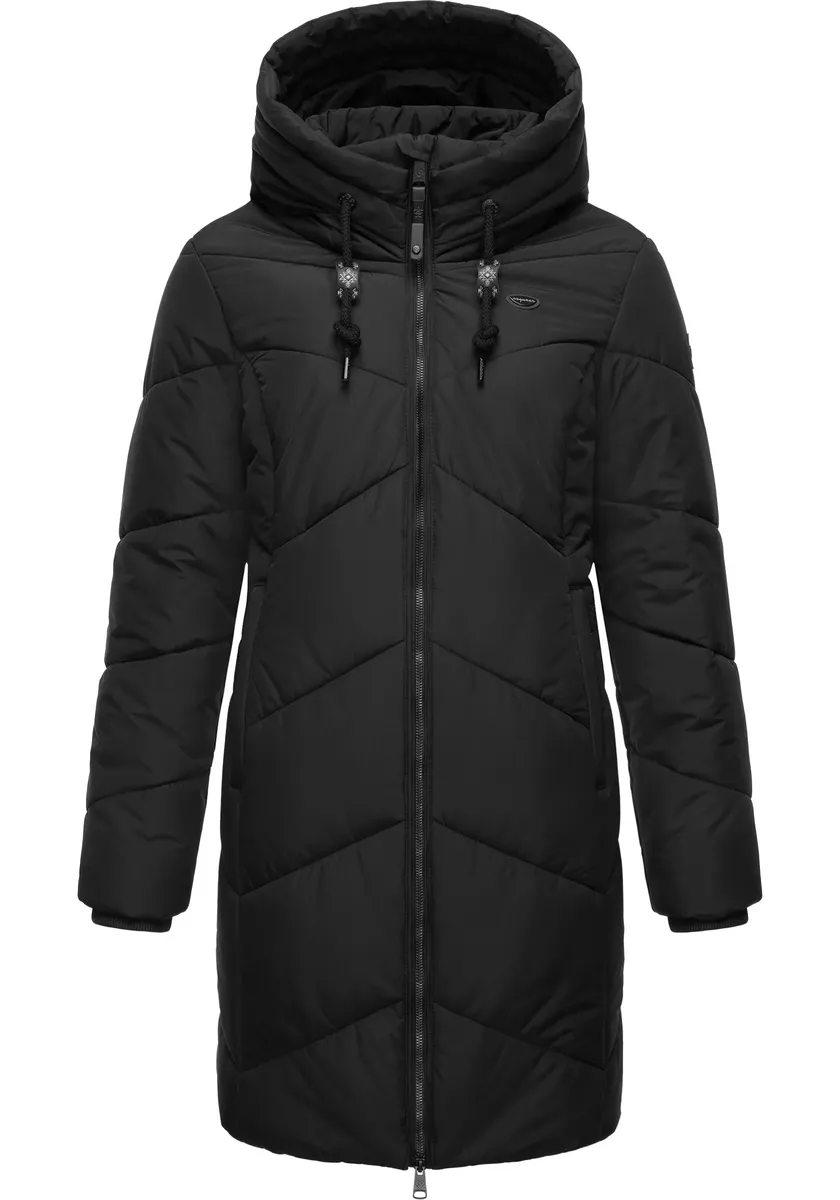 Стеганое пальто Ragwear "Novista", стильное зимнее пальто с зигзагообразным узором и большим капюшоном, черный
Стеганое пальто Ragwear "Novista", стильное зимнее пальто с зигзагообразным узором и большим капюшоном, черный