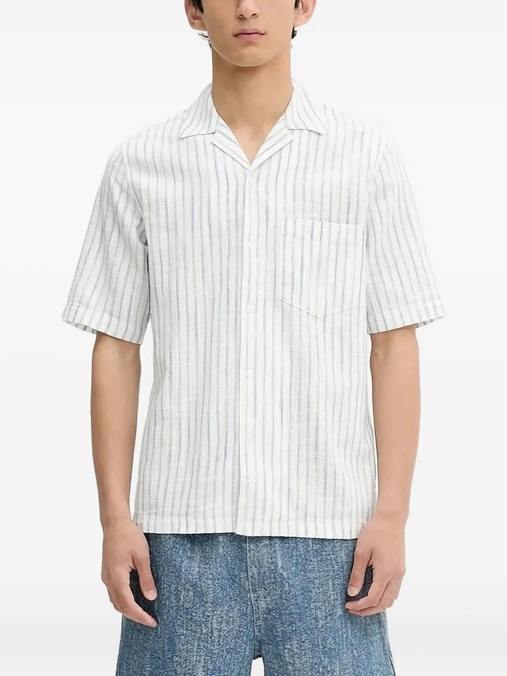 Полосатая рубашка Saoscar Ap с короткими рукавами SAMSOE SAMSOE, белый
Полосатая рубашка Saoscar Ap с короткими рукавами SAMSOE SAMSOE, белый