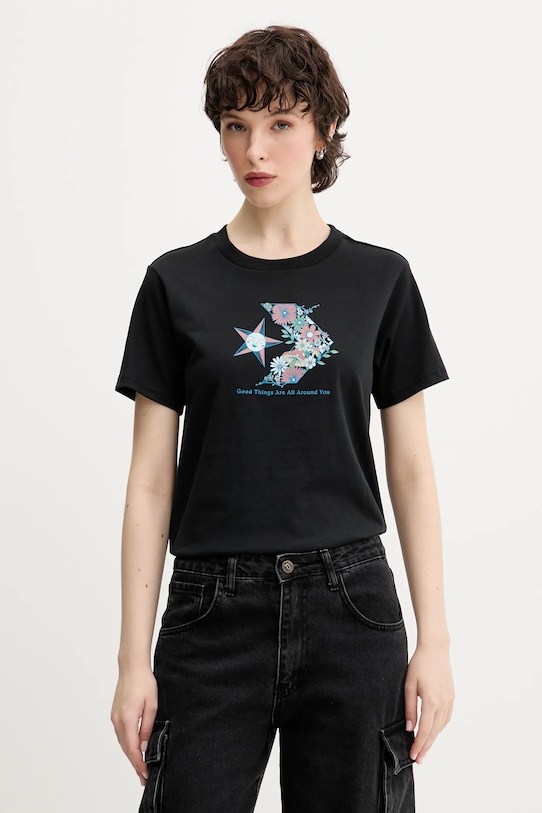 Хлопковая футболка Converse, черный
Хлопковая футболка Converse, черный