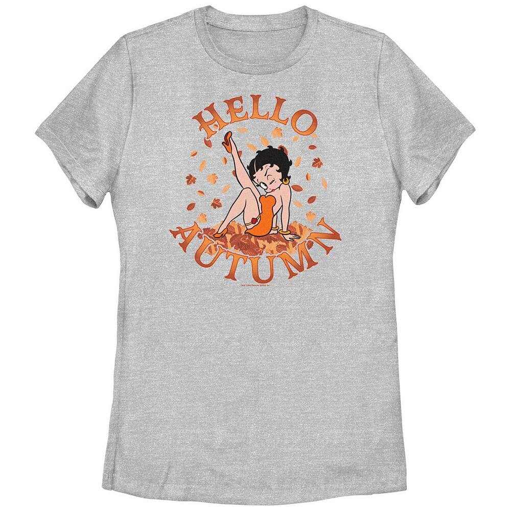 Детская футболка с рисунком Betty Boop Hello Autumn Licensed Character, цвет Athletic Heather
Детская футболка с рисунком Betty Boop Hello Autumn Licensed Character, цвет Athletic Heather