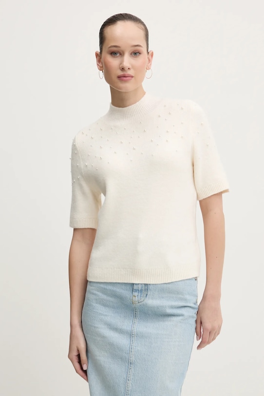 Свитер с добавлением шерсти Abercrombie & Fitch, бежевый
Свитер с добавлением шерсти Abercrombie & Fitch, бежевый